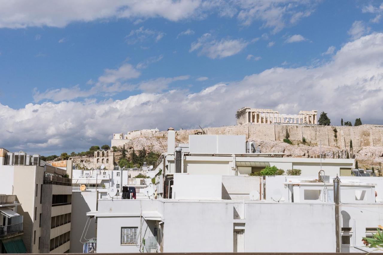 Minimal Apartment On The Shadow Of The Acropolis Athene Buitenkant foto