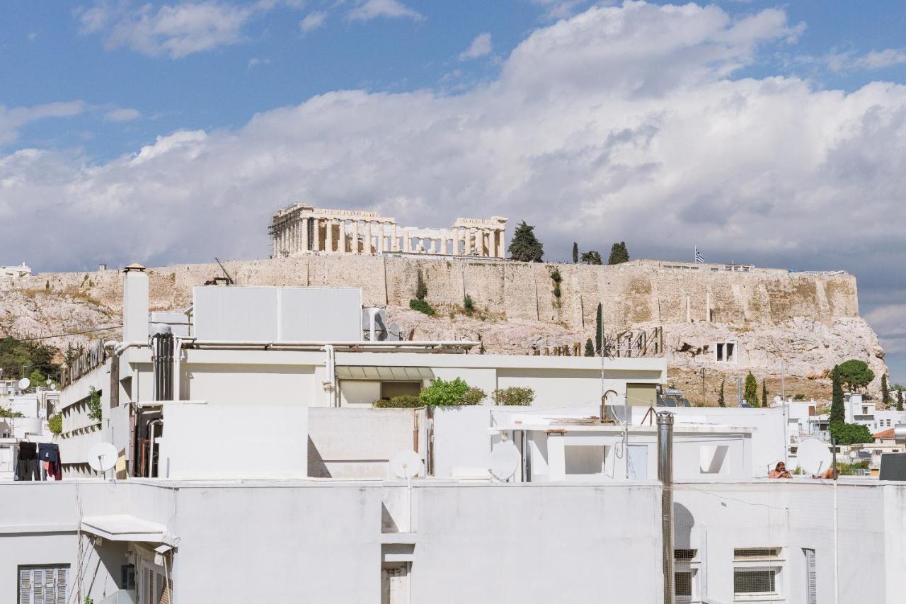 Minimal Apartment On The Shadow Of The Acropolis Athene Buitenkant foto