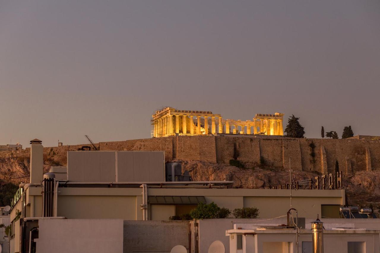 Minimal Apartment On The Shadow Of The Acropolis Athene Buitenkant foto